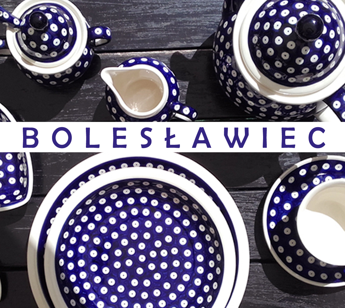Dekoracja Kropki Boleslawiec
