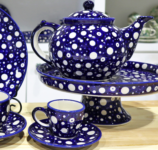 Ceramiczne naczynia, ręcznie malowane, ceramika artystyczna bolesławiec, manufaktura bolesławiec, dekoracja AS80