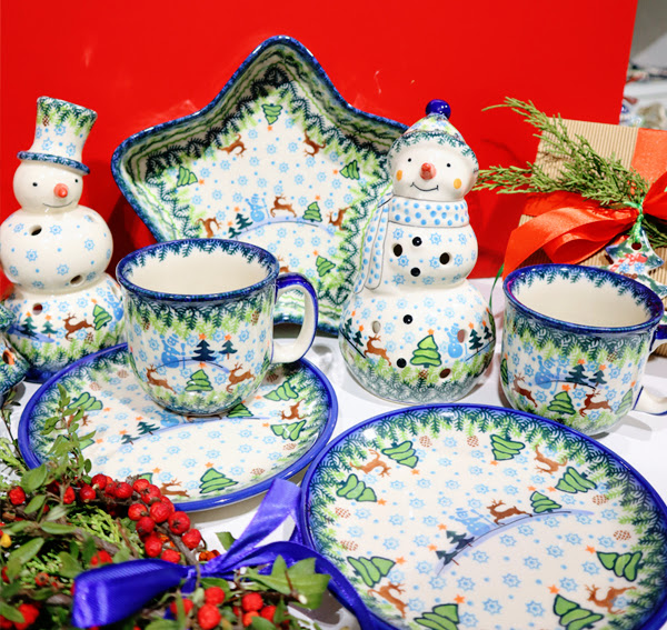 Ceramiczne naczynia, ręcznie malowane, ceramika artystyczna bolesławiec, manufaktura galia bolesławiec, dekoracja górka galia bolesławiec