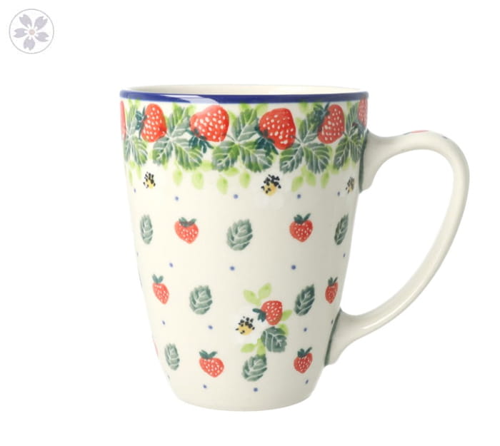 Kubek Ceramika Artystyczna Bolesławiec Latte V 0,3 L D05 dek2709X