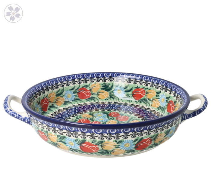 Rondel Ceramika Artystyczna Bolesławiec 23 cm C39 dekU4475