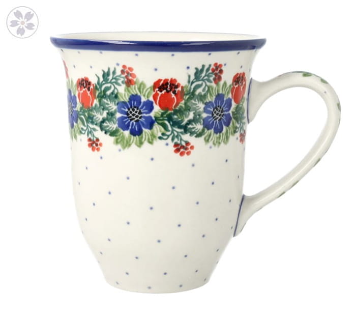 Kubek Ceramika Artystyczna Bolesławiec Latte V 0,45 L K826 dek1535X