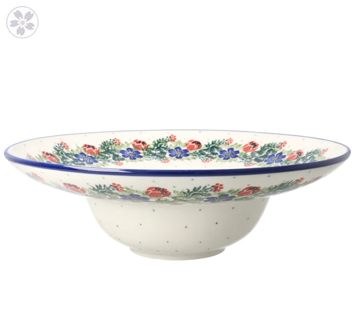 Talerz do makaronu Ceramika Artystyczna Bolesławiec D86 dek1535X