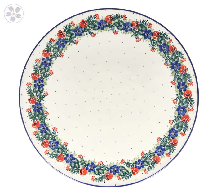 Talerz do pizzy Ceramika Artystyczna Bolesławiec D53 dek1535X