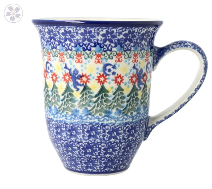 Kubek Ceramika Artystyczna Bolesławiec Latte V 0,45 L K826 dekU4173