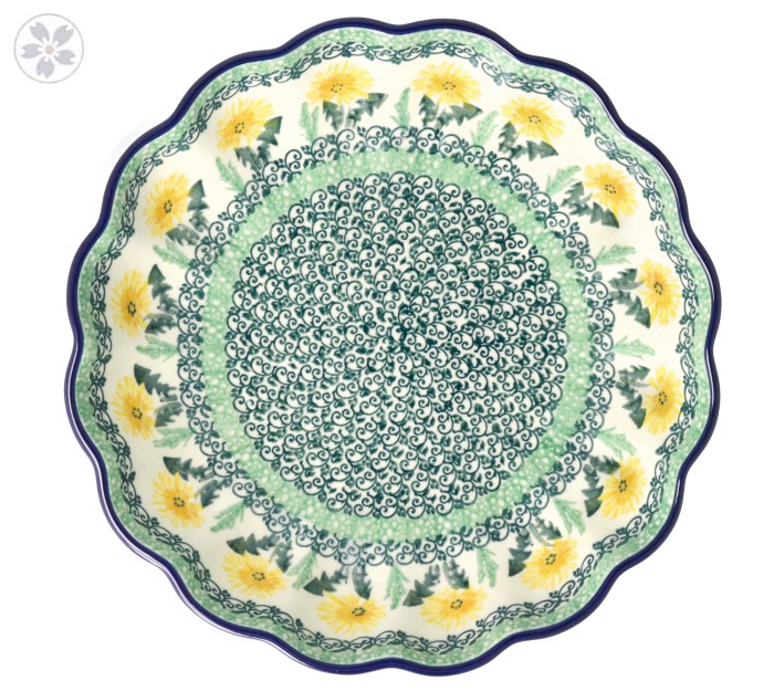 Miska falbanka Ø 24,5 cm Ceramika Artystyczna Bolesławiec M248 dek2638X