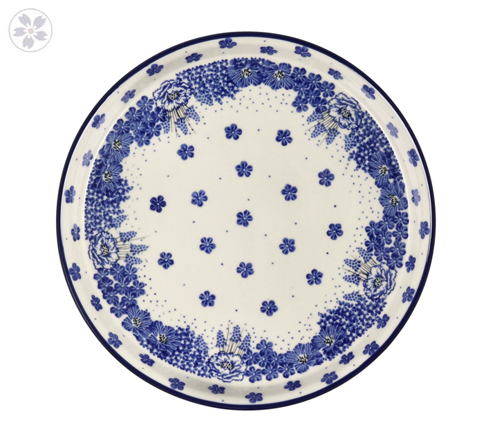 Taca na ciasto Ø 24,5 cm Ceramika Artystyczna Bolesławiec T400 dek1975X