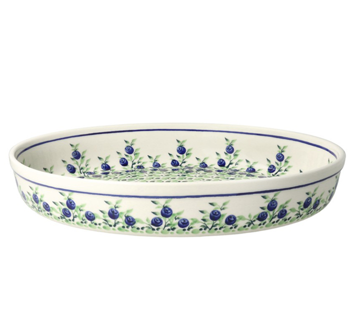 Półmisek do zapiekania 22,0 x 31,0 cm Bolesławiec GU350DEK1208